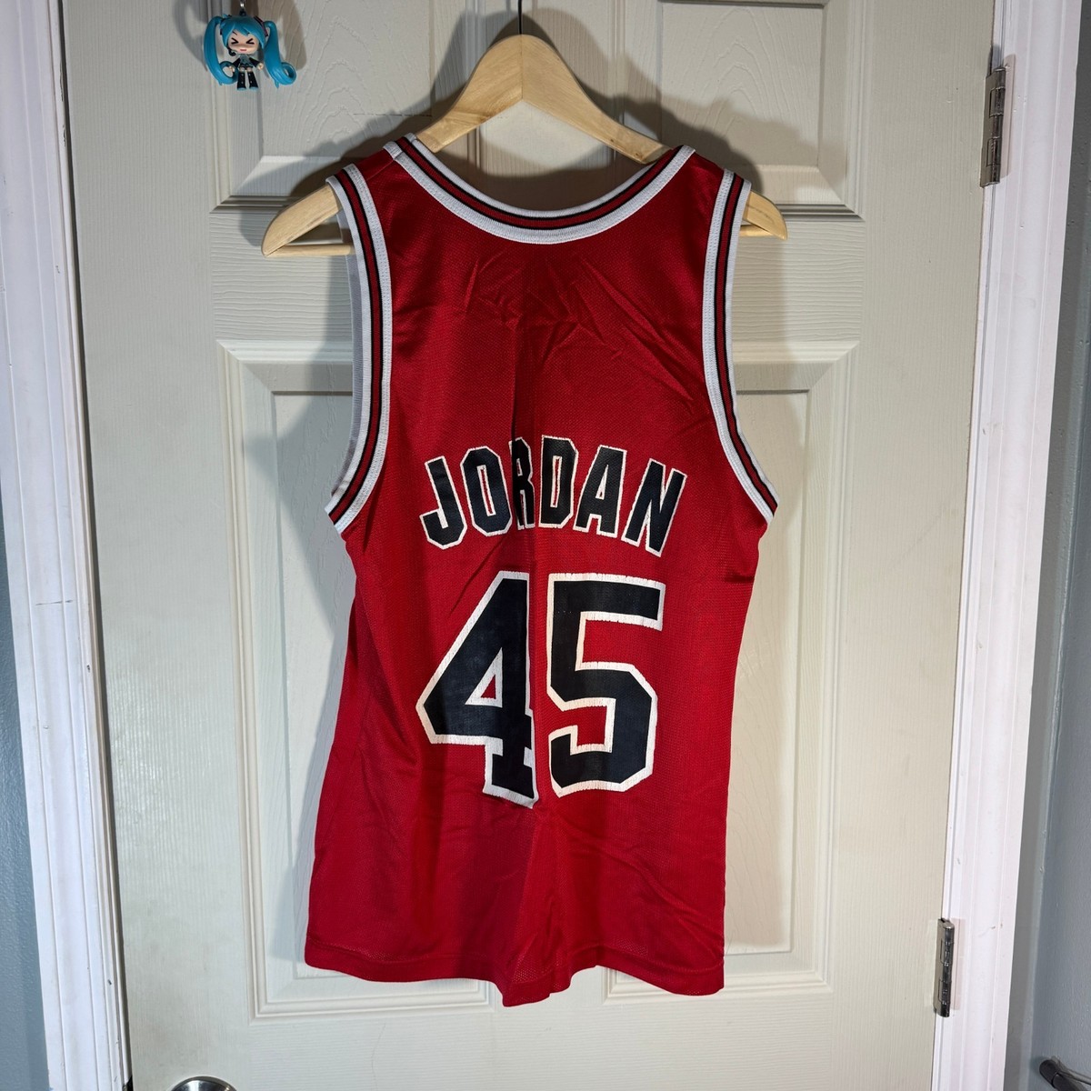 NBA シカゴブルズ マイケルジョーダン #45 ユニフォーム サイズ40 VTG Champion Chicago Bulls Michael Jordan #45 Jersey Sz 40 NBA 90s