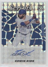 2021 Panini Mosaic Scripts Edwin Rios #SCR-ER Auto 0s55