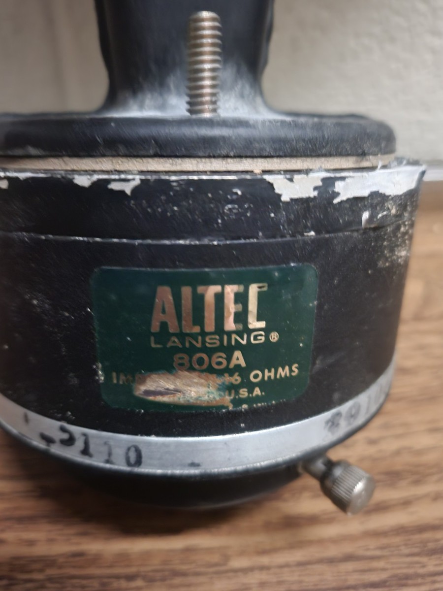 ⭐️ Altec Lansing 811b Horn / 806 806a Compression Valencia