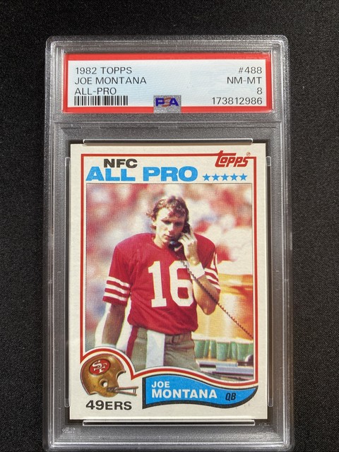 Joe Montana 1982 Topps Topps