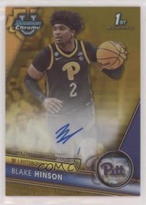 2023-24 Bowman U Chrome Prospect Gold Refractor 31/50 Blake Hinson Auto nl1