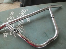 VTG CW Racing BMX CHROME Mustache Handlebars Old School Pro Knurled Predator DB