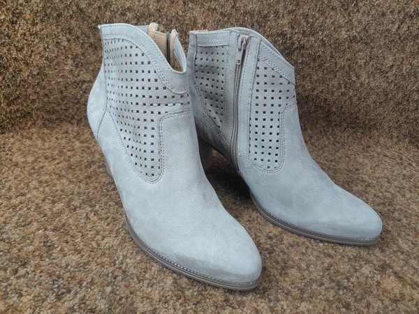 Women Gabor Ankle Boots Grey Leather 39