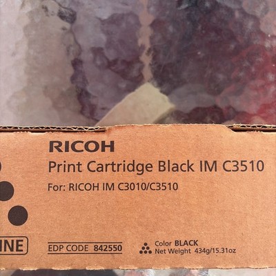 Genuine Ricoh 842550 black Toner Cartridge IM C3510 - New
