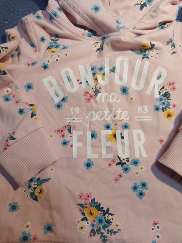 Kapuzen Pullover mit Blumen für Mädchen, Gr 92 von H&M - Bild 2 von 6