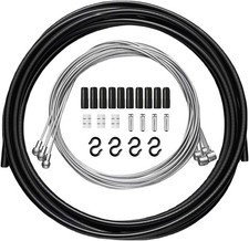 4PCS Professional Bike Brake Cable and Housing Set, Universal Bike Brake Cables,