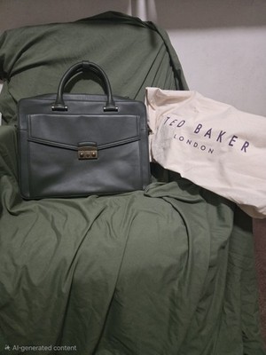 Ted Baker Briefcase/Document Case Top Handle Buckle Dust Bag