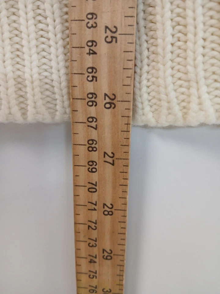 Suéter Vintage Revere Para Hombre Mediano Crema Cuello Alto Fair Isle Tejido Nórdico Años 80 Foto 4 de 4