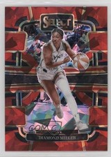 2024 Panini Select WNBA Concourse Red Ice Prizm Diamond Miller #25 6o3
