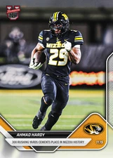 2025 Bowman U Now #47 Ahmad Hardy 300 Rushing Yards Cements Place