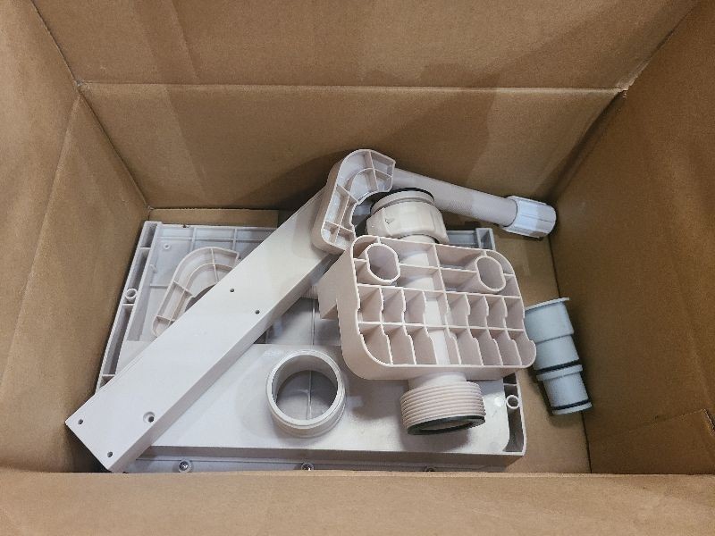 Pool Fountain Waterfall w/ 7-Color LED Lights for Above Ground Pools