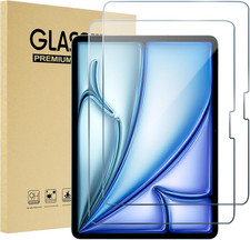 2 Pack Screen Protector for Ipad Air 11 Inch M3 2025/ M2 2024, Tempered Glas