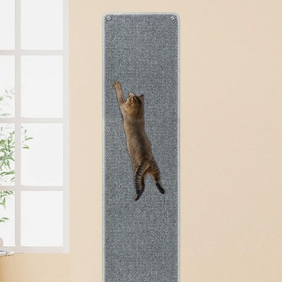 FHTONGE 71x15.8 Thickened Cat Wall Climbing Carpet with 16 Fixed Nails, Extra...