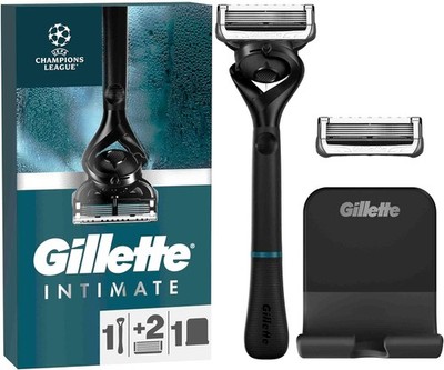 Gillette Body Intimate Nassrasierer Herren 2 Rasierklingen Duschaufhänger