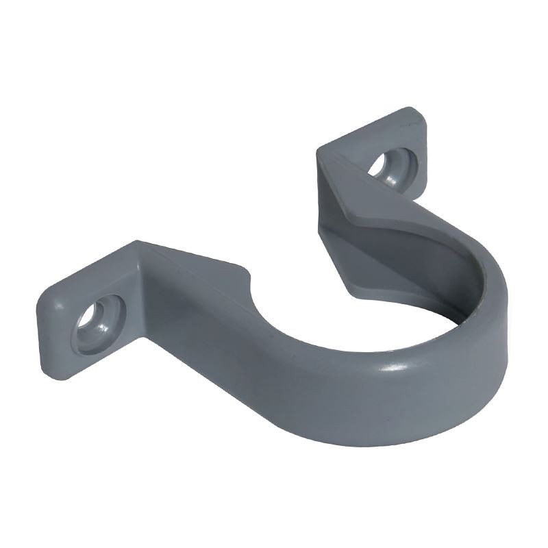 FLOPLAST 40mm Grey Pushfit Waste Pipe Clip - Bag of 5 - Image 2
