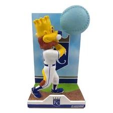 Sluggerrr Kansas City Royals Mascot Light Up Ball Bobblehead MLB