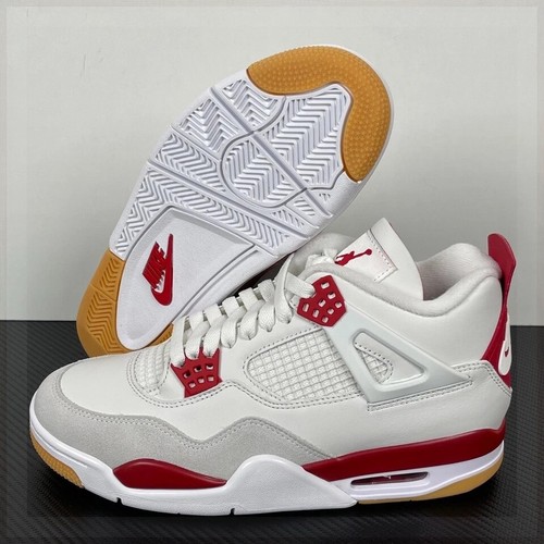 Classic Nike SB x Air Jordan 4 “Varsity Red” Mens Basketball Shoes DR5415-106
