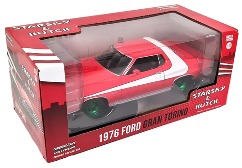 Voiture Miniature Greenlight 1:24 - Ford Grand Torino 1976 (Starsky Et Hutch) - Édition Spéciale