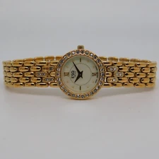 ESQ Swiss 100691 Mother-of-Pearl Dial Quartz Women's Watch Sz. 7" New Battery