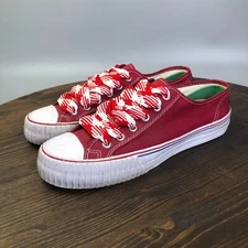 PF Flyers Center Lo Mens Size 9 Red Canvas Lace Up Shoes Sneakers