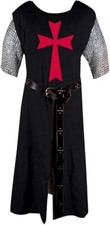 Medieval Crusader Knight Templar Tabard Tunic Historically Accurate Surcoat Cosp