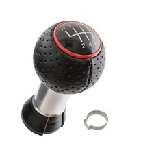 per AUDI A3 8L (96-03) A3 8P (03-12) POMELLO DEL CAMBIO MANUALE 6-M NERO ROSSO