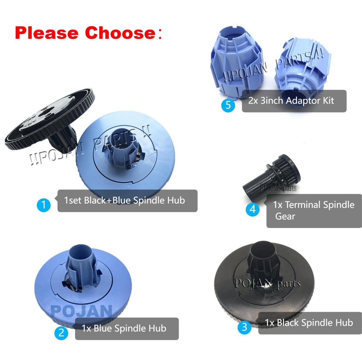 Q6651-60274 Spindle Hub Adaptor Fit HP Designje Z6100 Z6100 Z6200