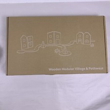 LOVEVERY Wooden Modular Village  Pathways Montessori Inspired Set. New In Box
