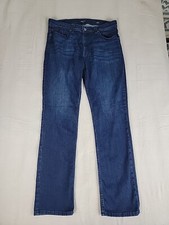Fidelity Jeans Mens 38 37x35 Slim Straight Jimmy Mid Rise Dark Blue Stretch EUC