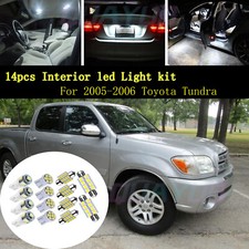 14pc 6000k White Interior Led Light Bulb Kit Package For 2005-2006 Toyota Tundra 14pc 6000k White Interior Led Light Bulb Kit Package For 2005-2006 Toyota Tundra