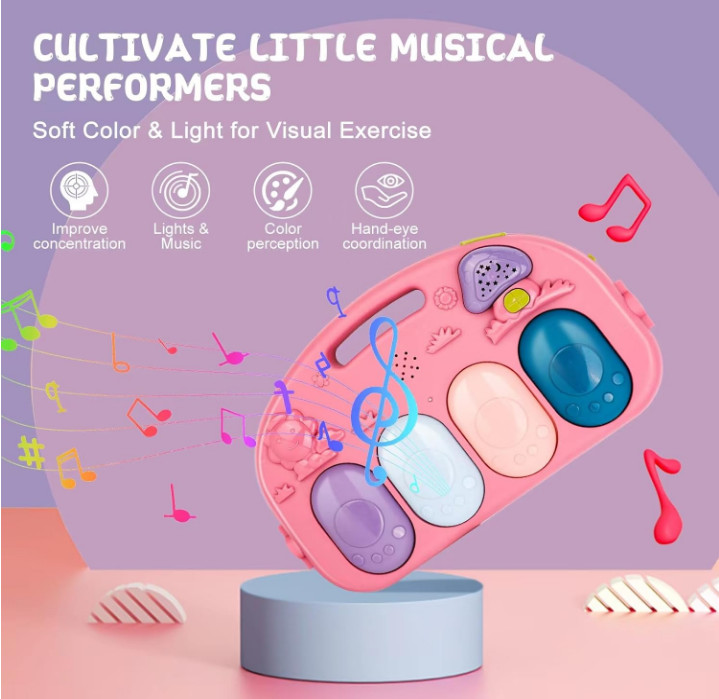 Baby Gyms Play Mats, Infant Play Mat and Activity Gym, Baby Play Piano Gym Mat