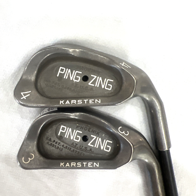 Ping Zing 3 & 4 Irons Graphite Aldila Karsten 101 Shafts RH Black