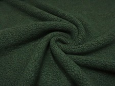 Stoff Ital Musterwalk Kochwolle Relief Teddy Optik grün Kleiderstoff Mantelstoff