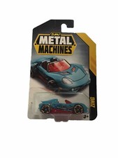 ZURU Metal Machines Diecast Car Zing Smash Convertible Blue & Red 1:64