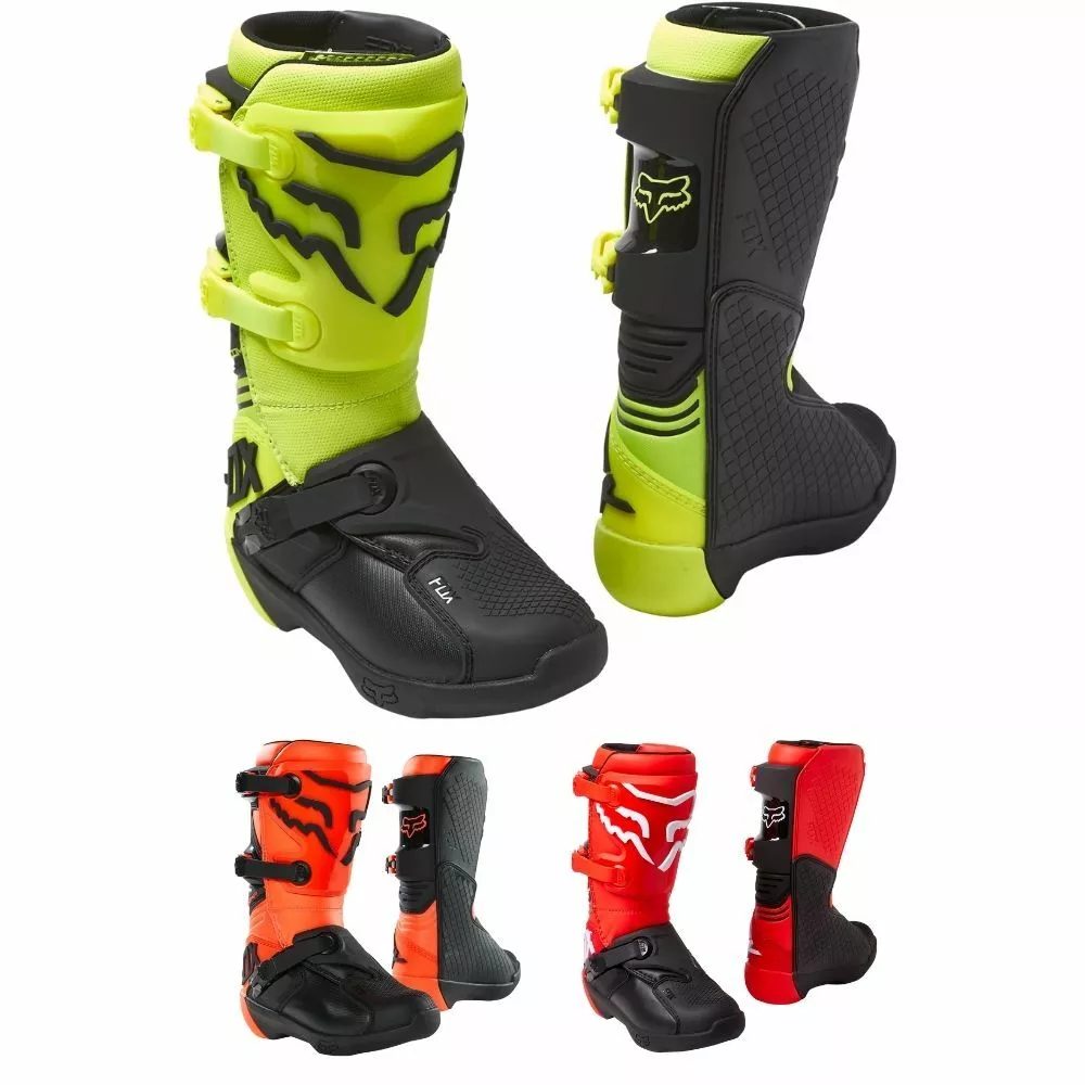 Fox Racing - Comp Youth Boys ff Road Motocross Dirt Bike Riding Boot-Buckles