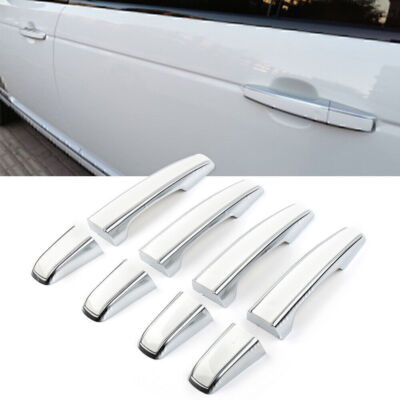 Door Handle Cover Trim For Range Rover Evoque For Jaguar F-PACE XF XE Silver