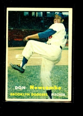 1957 TOPPS #130 DON NEWCOMBE DODGERS VG E07675 | eBay
