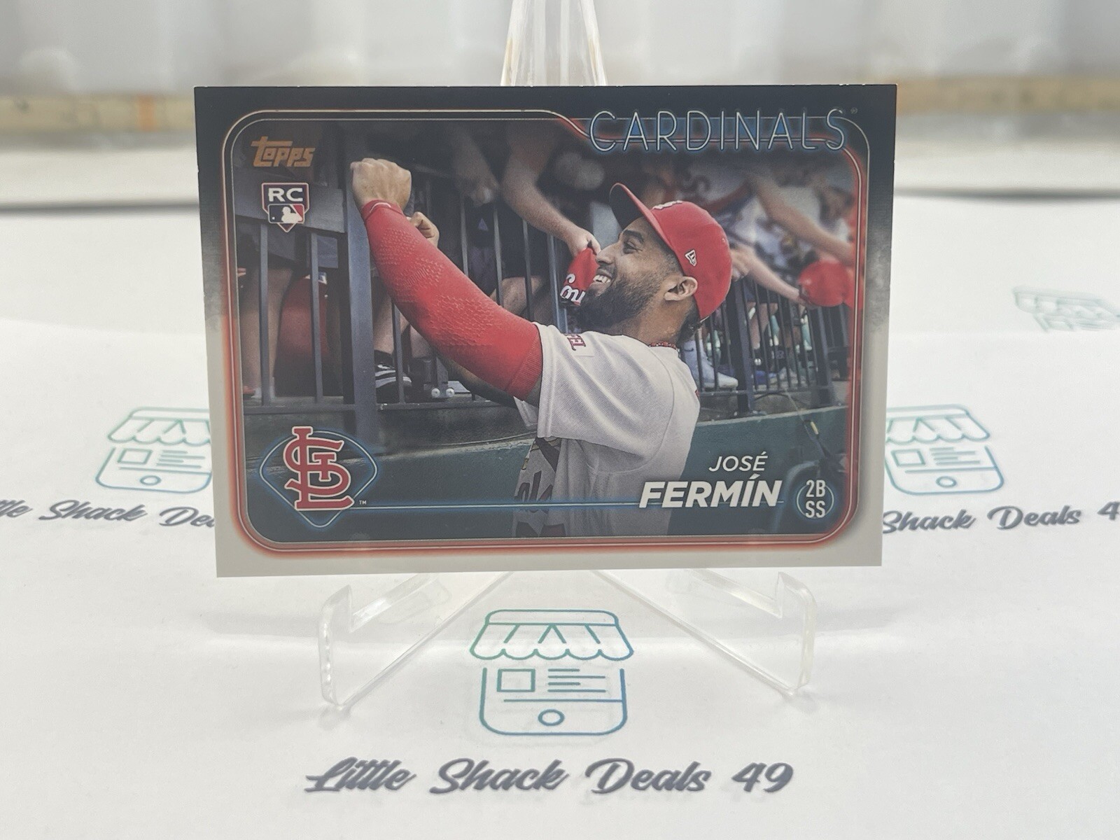 2024 Topps Series 1 - Golden Mirror #305 Jose Fermin (RC)