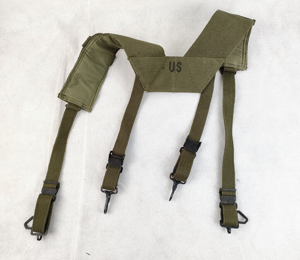 WW2 US ARMY VIETNAM WAR M1956 FIELD EQUIPMENT H SUSPENDERS
