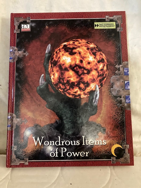 D&D Wondrous Items of Power, Fast Forward Entertainment, 2002 NOT a reprint