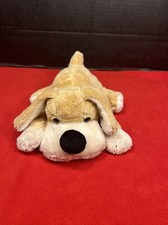FAO Schwarz Patrick The Pup 9" Plush Dog Tan Beige Stuffed Animal Soft Toy Puppy