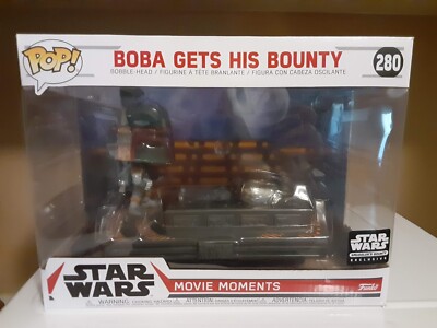FUNKO POP EXCLUSIVE Star Wars Smuggler Bounty MOVIE MOMENT #280 BOBA GETS BOUNTY