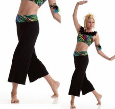 Congo GAUCHO PANTS ONLY Dance Costume Child XL, Adult Medium  Adult Large New