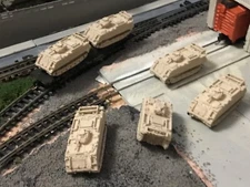 N Scale modern Military Army M113 armored personnel carrier six pack unpainted 