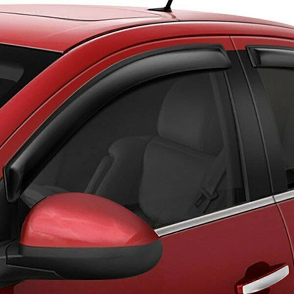 AVS Dark Smoke 4Pc Tape On Window Vent Visor Fits 98 04 Oldsmobile