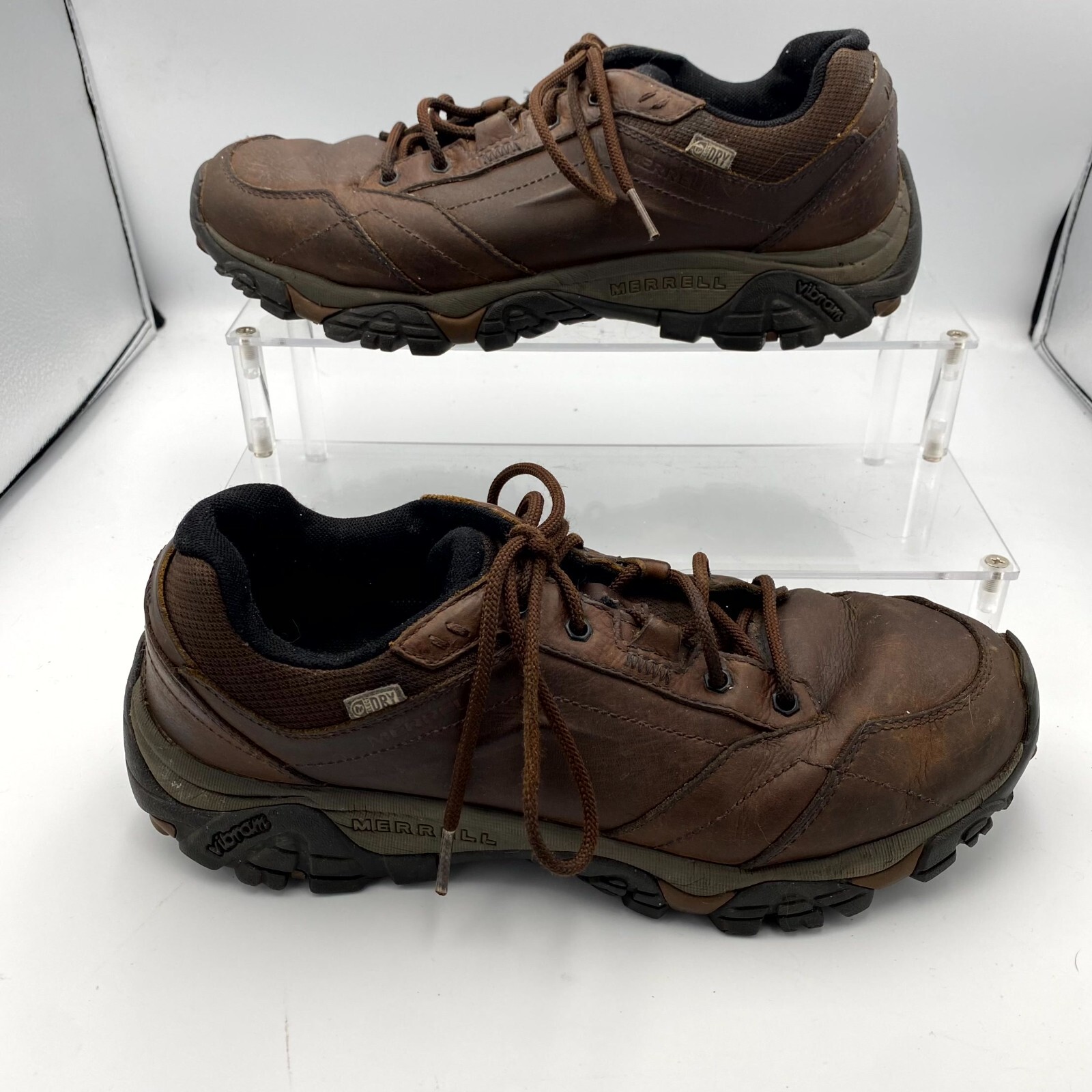 Merrell Moab Adventure J91825 Uomo 10 Stivali Marrone Scuro Impermeabili Scarpe da Escursionismo