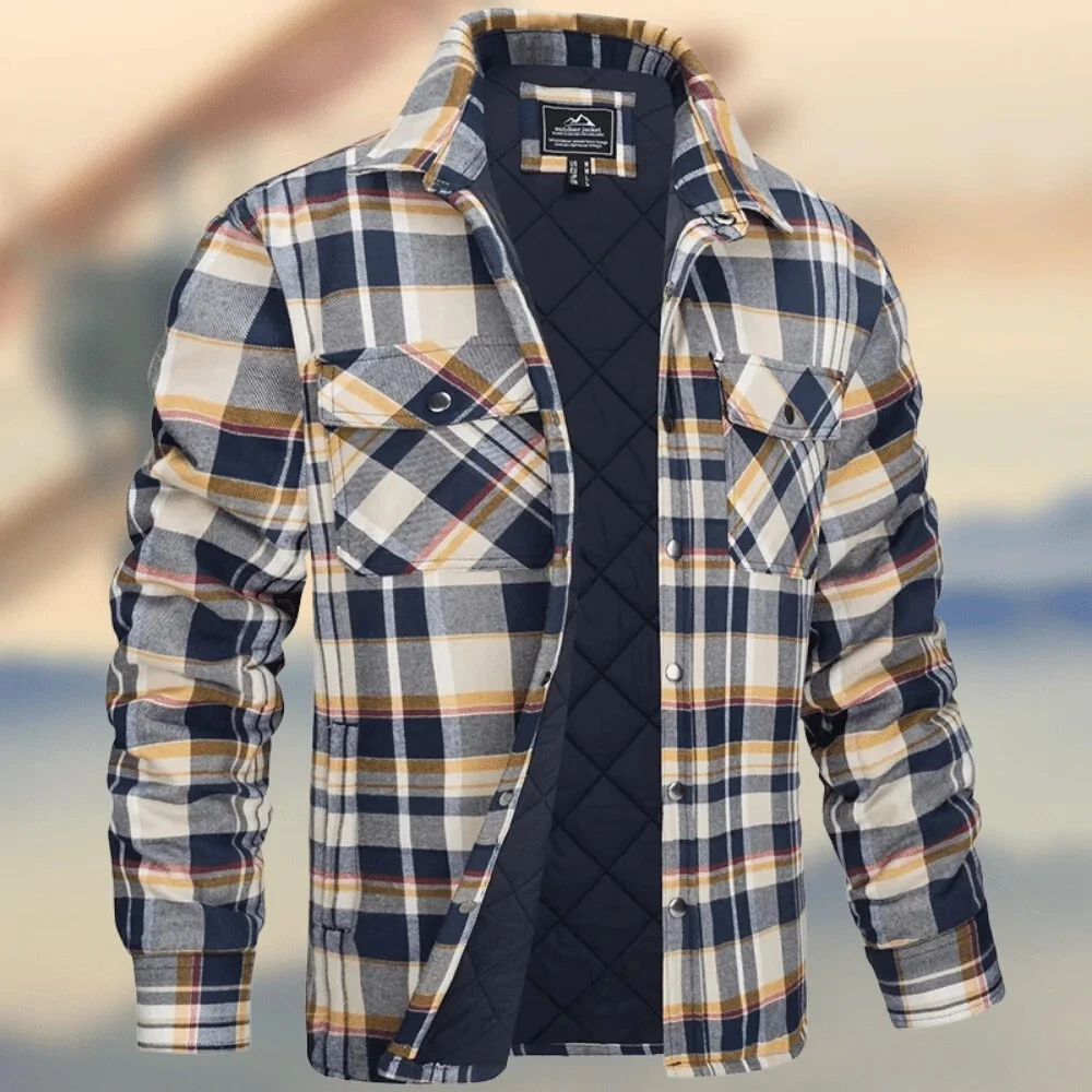 Heavy plaid jacket hotsell