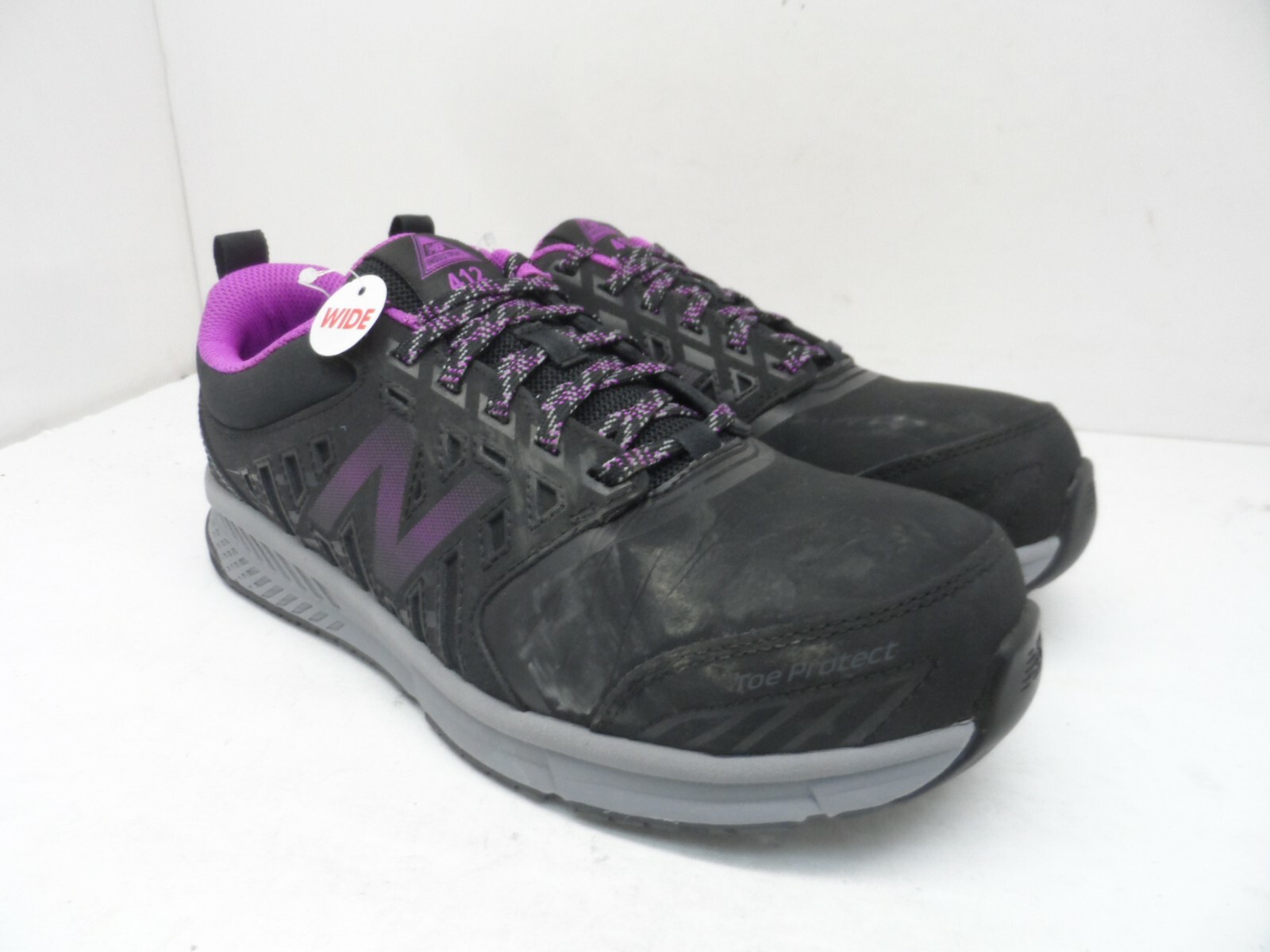 412 Alloy-Toe Casual Work Shoes Black 