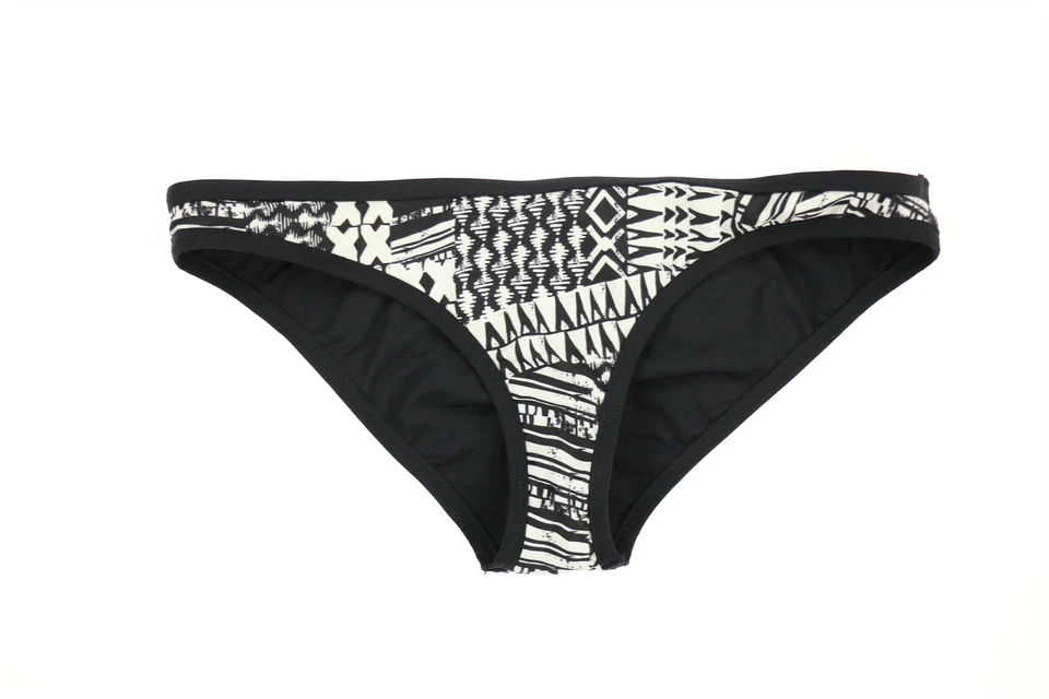 L Space 267291 Women Bikini Bottom Swimwear Black/White Size M - Image 3 of 3