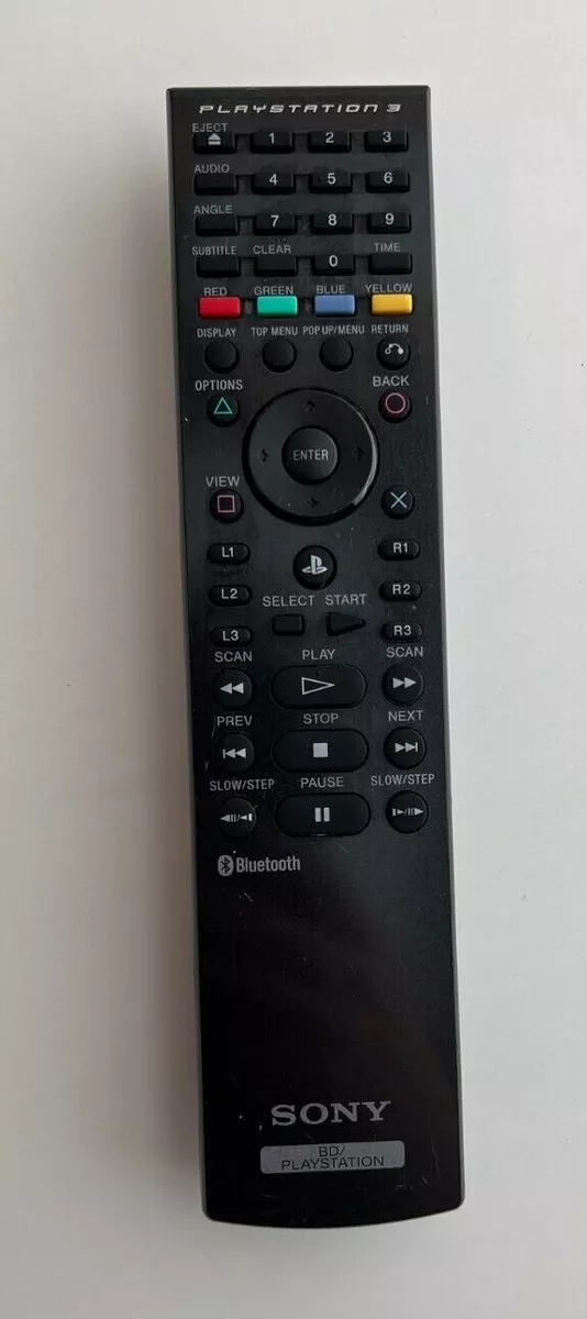 Official Sony PS3 BD Playstation 3 Remote Control Media Blu-ray Disc